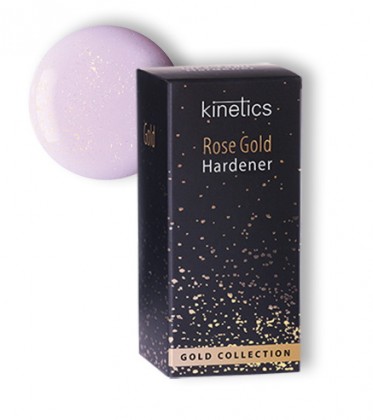 KINETICS Укрепитель для ногтей Rose Gold (п/прозрачное нежно-розового оттенка покрытие с золотистым