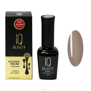 Каучуковый гель-лак IQ BEAUTY с кальцием 028,  10мл